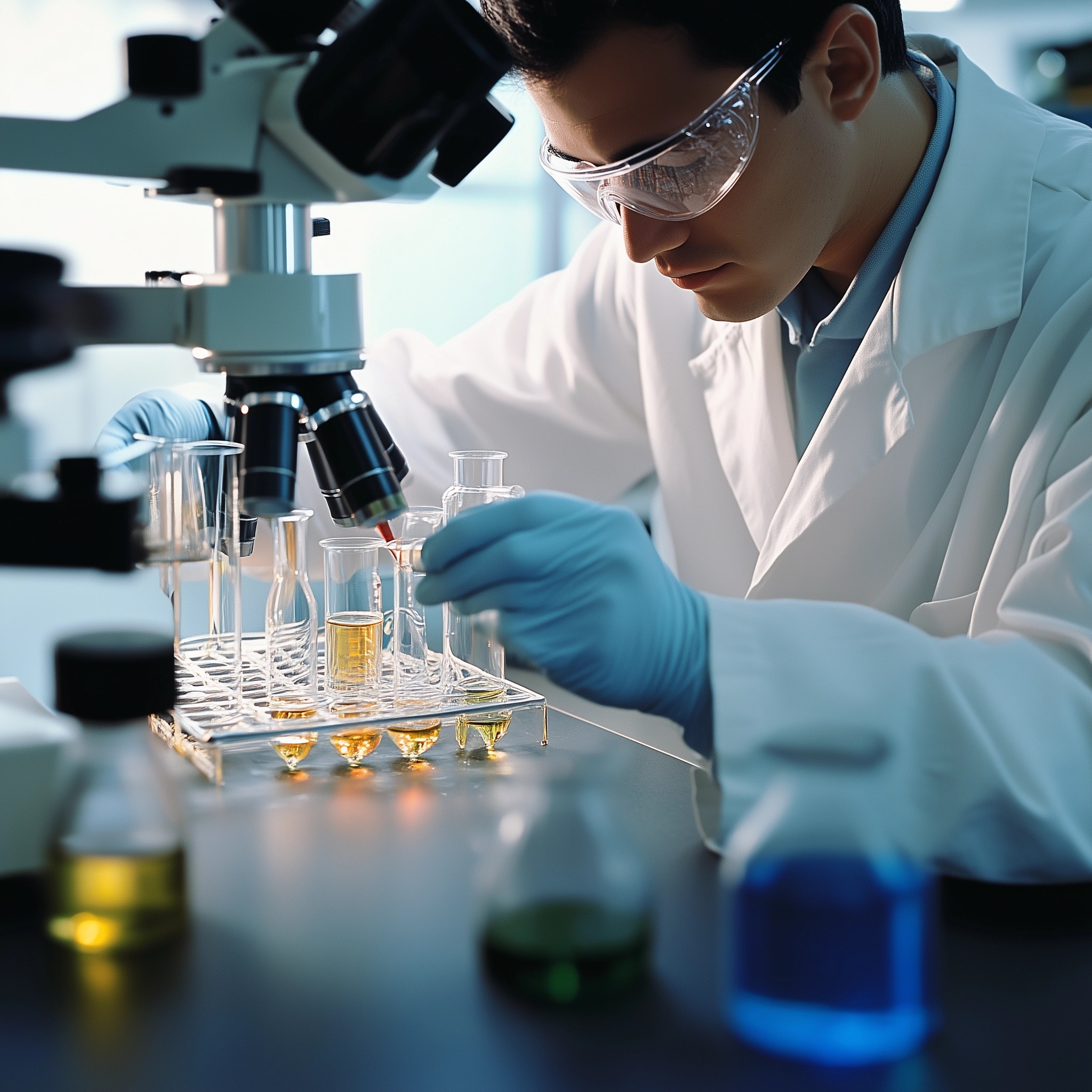 beauty product R&D lab for makeup, skincare and fragrance development