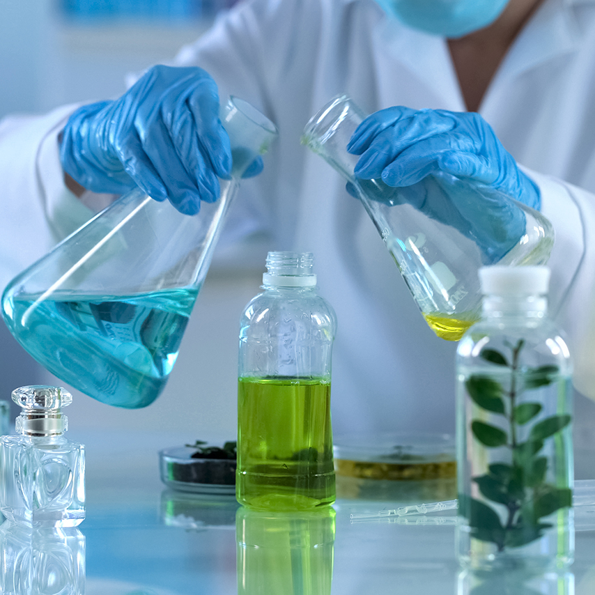 professional skincare and face care product innovation testing process