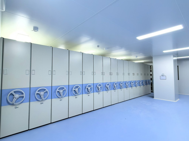 sample retention room for skincare, face serum and cosmetic quality control