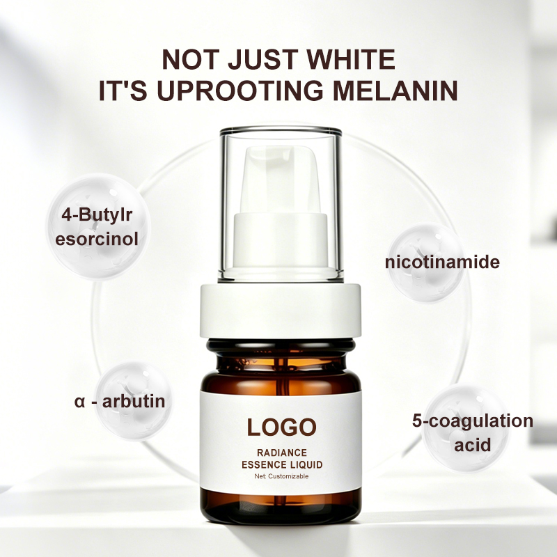 Radiate with radiance facial essence