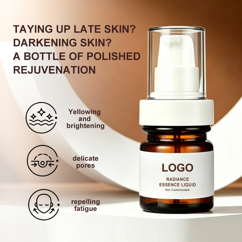 Radiate with radiance facial essence
