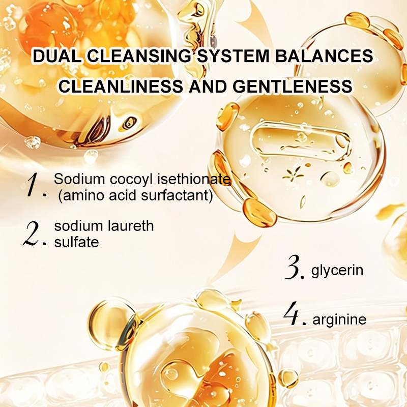 Foam-rich facial cleanser